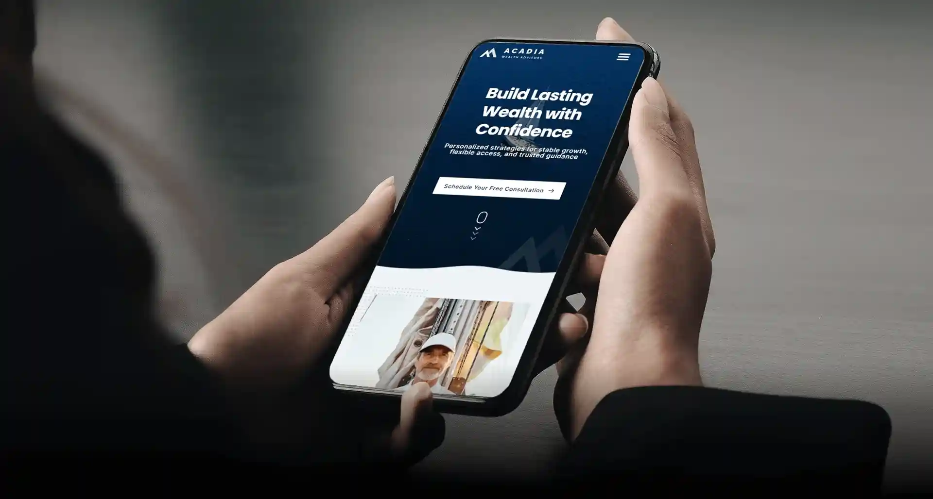 person reviewing website - Digital marketing Winston Salem