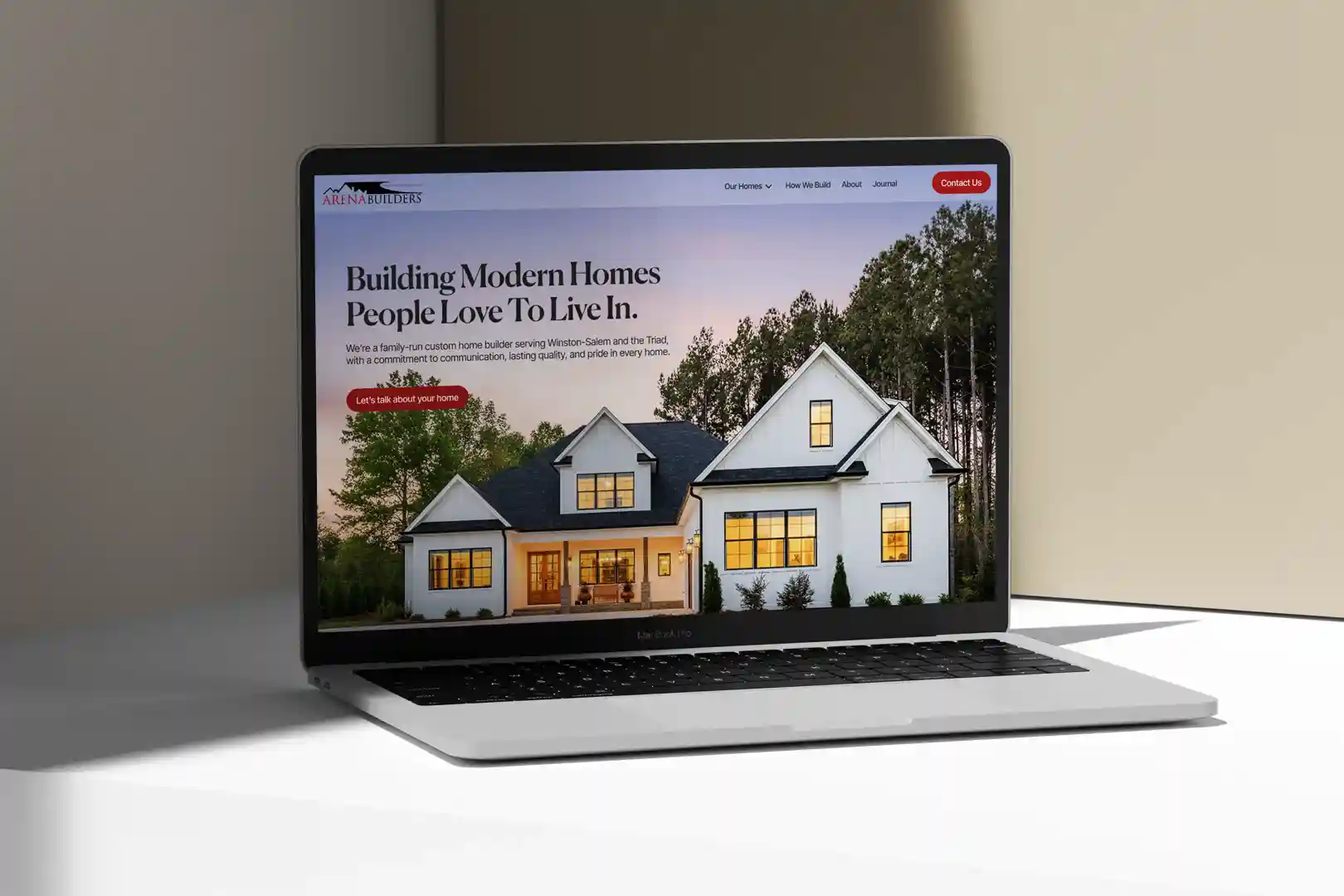 Side-by-side comparison of a poor vs. a professional website design - website design winston salem