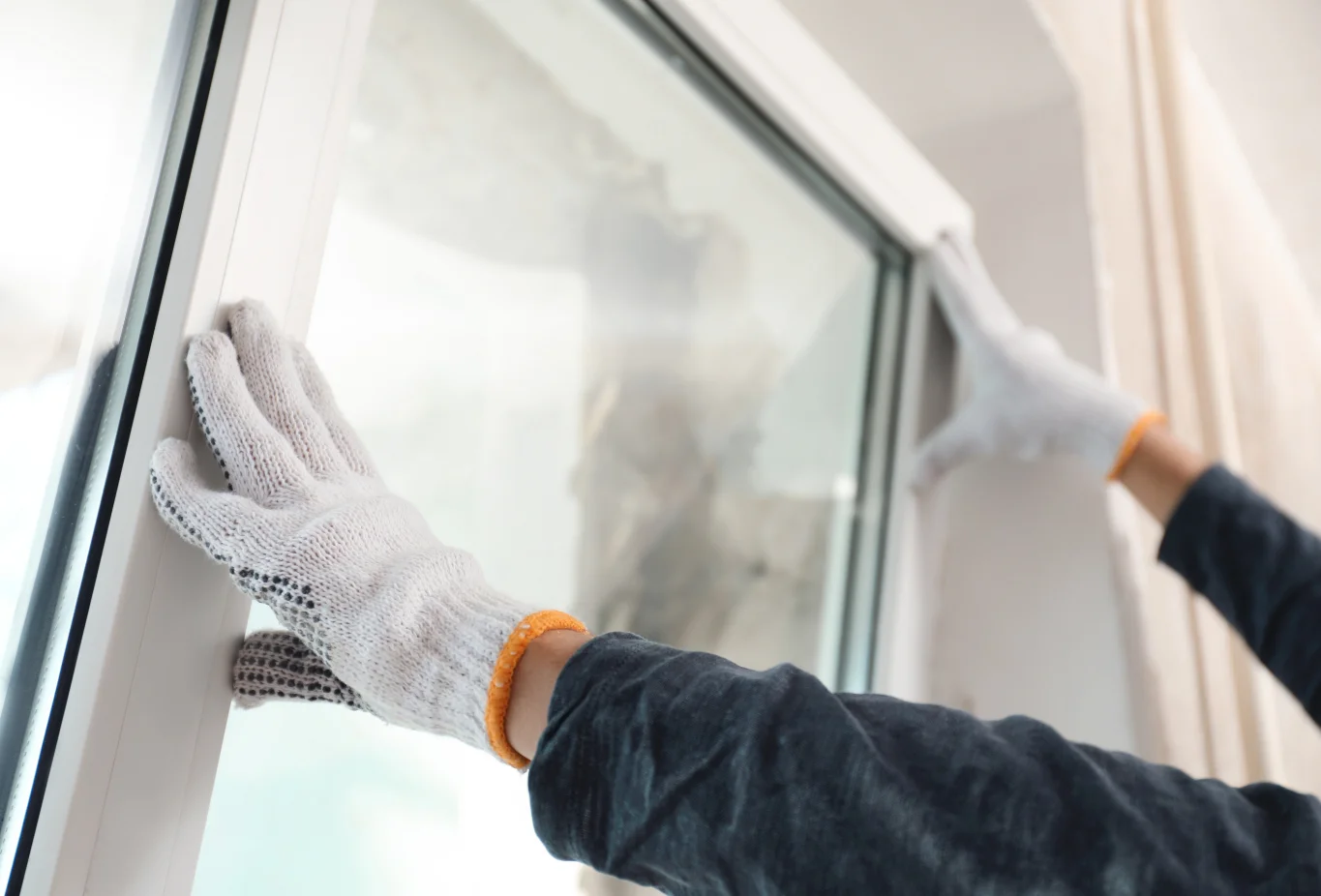 Kyline contractor installing soffit and siding on a Central Ohio home exterior