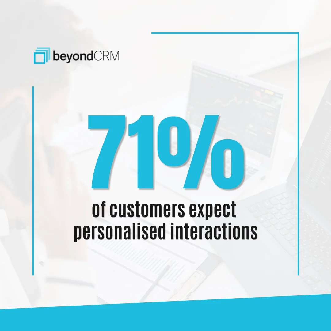 Gap between customer personalisation expectations and business reality infographic - Personalised customer engagement