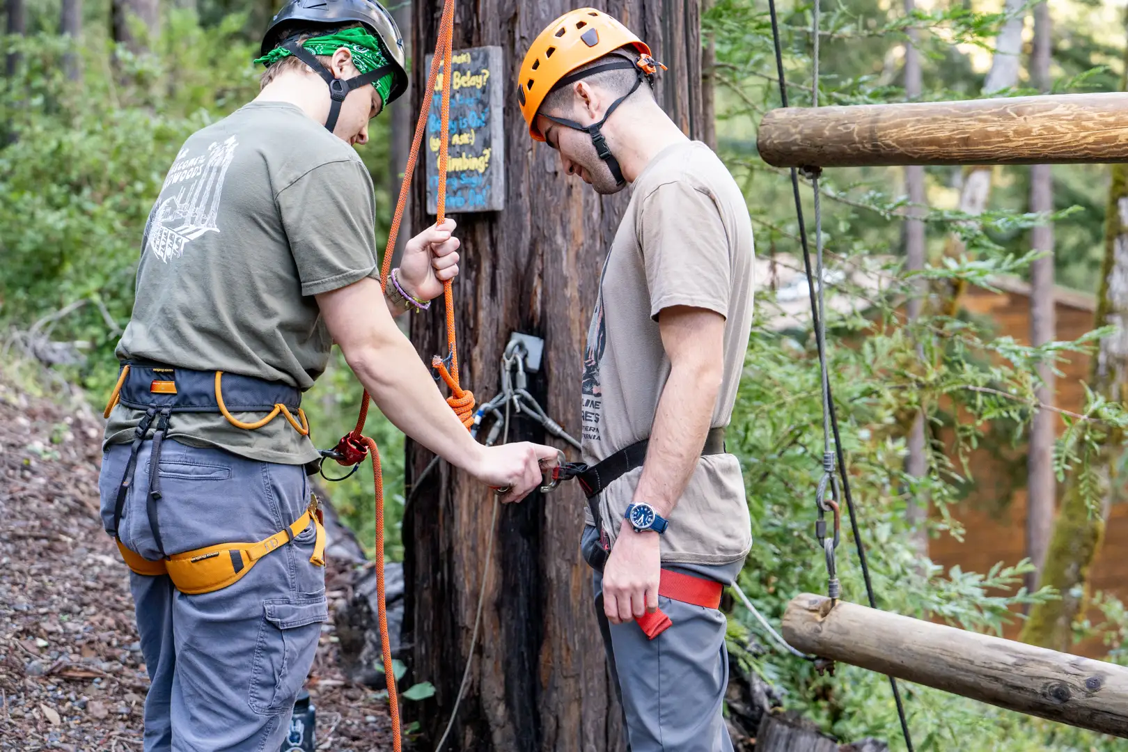 team building challenge course - corporate retreat sonoma county