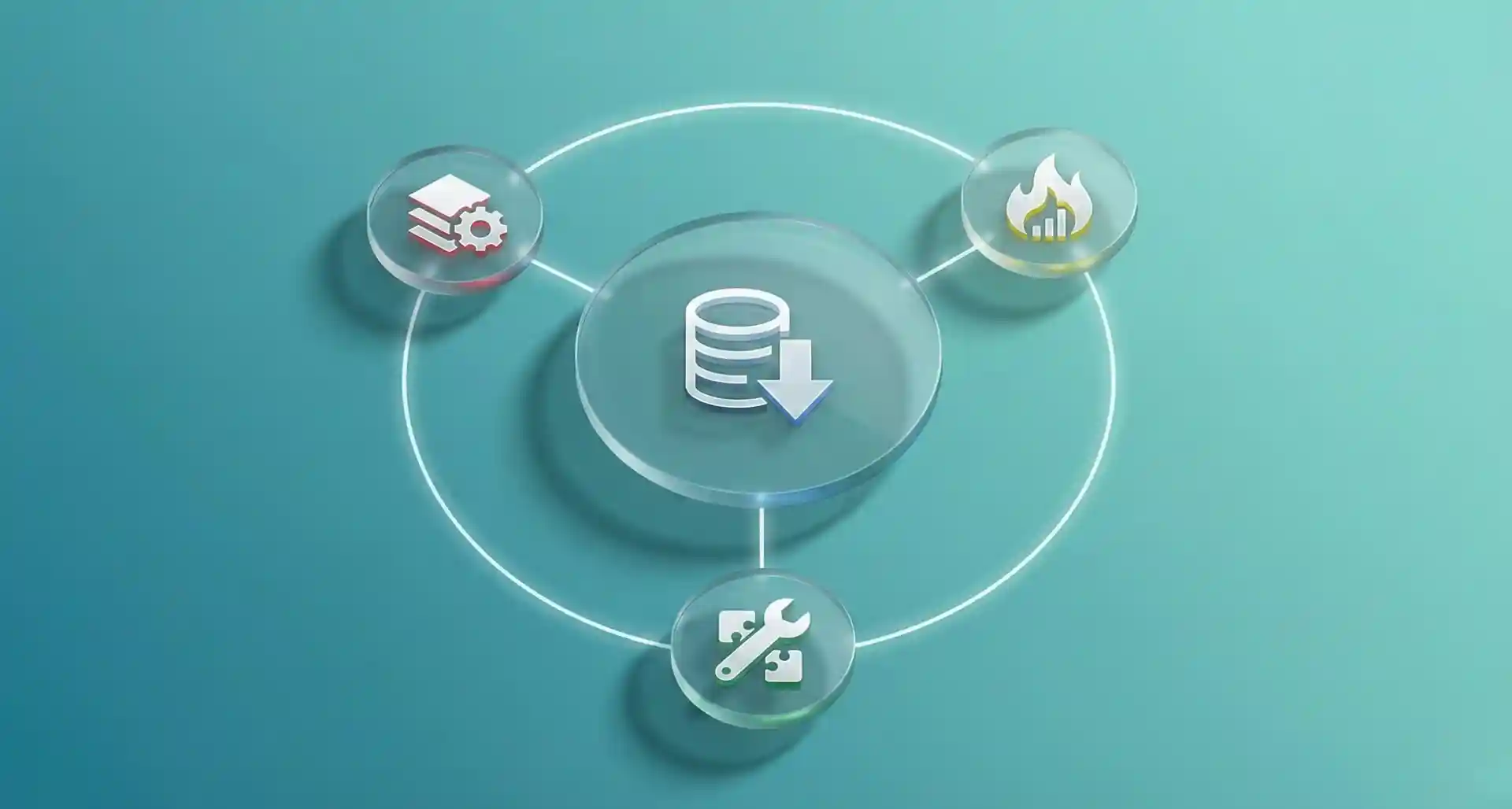 Graphic of data, analytics, and optimization tools highlighting what contributes to google ads management cost.