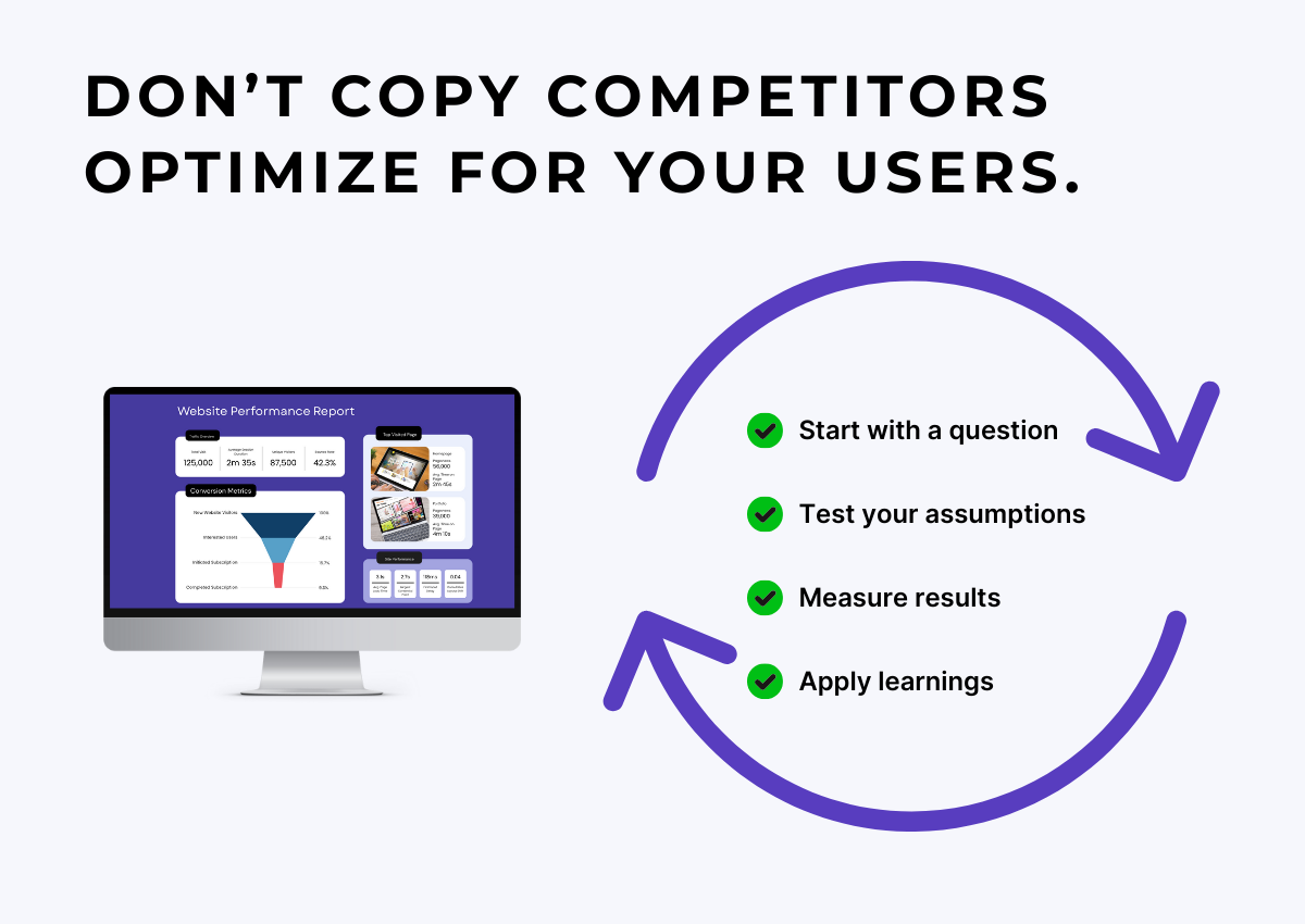 Lightbulb with gears - CRO case studies