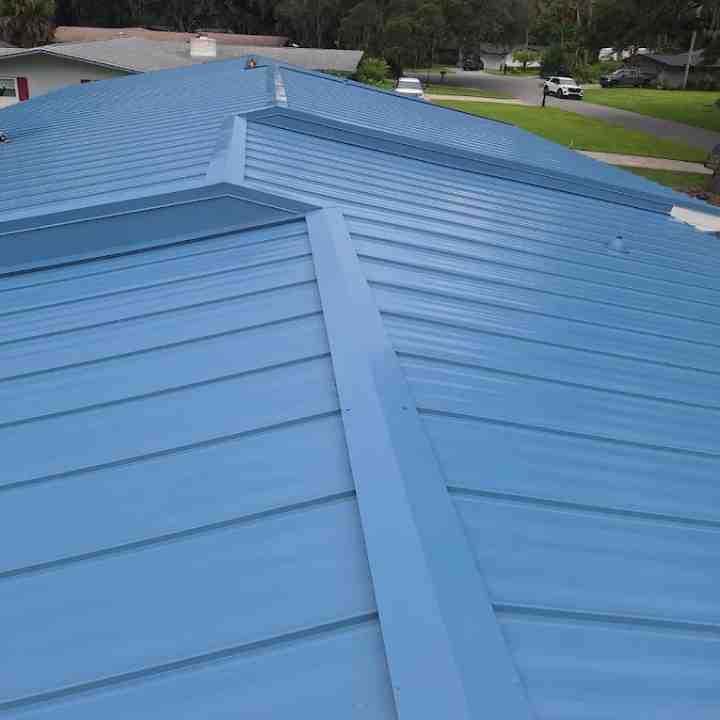 reflective metal roof under the Florida sun - metal roofing brevard county