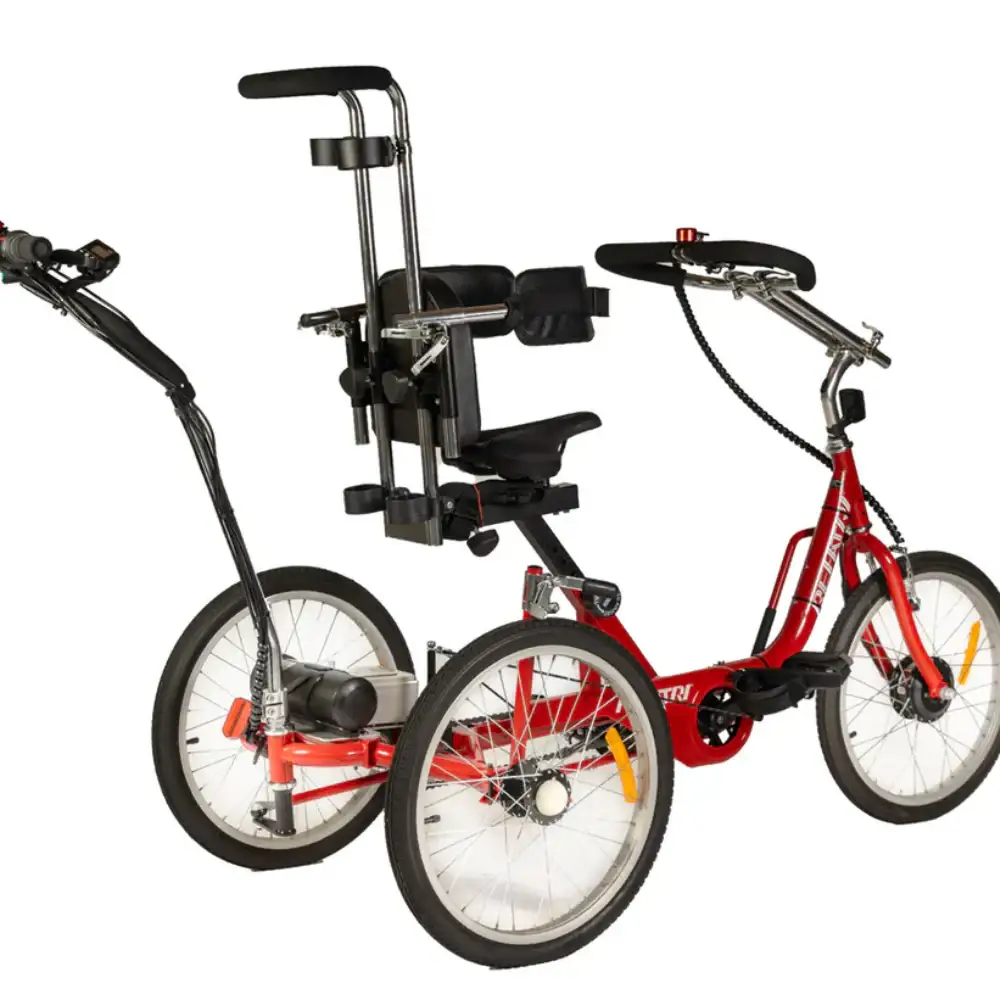 Rehatri 20 inch special needs trike with rear steer fat tyre electric bike - special needs trike