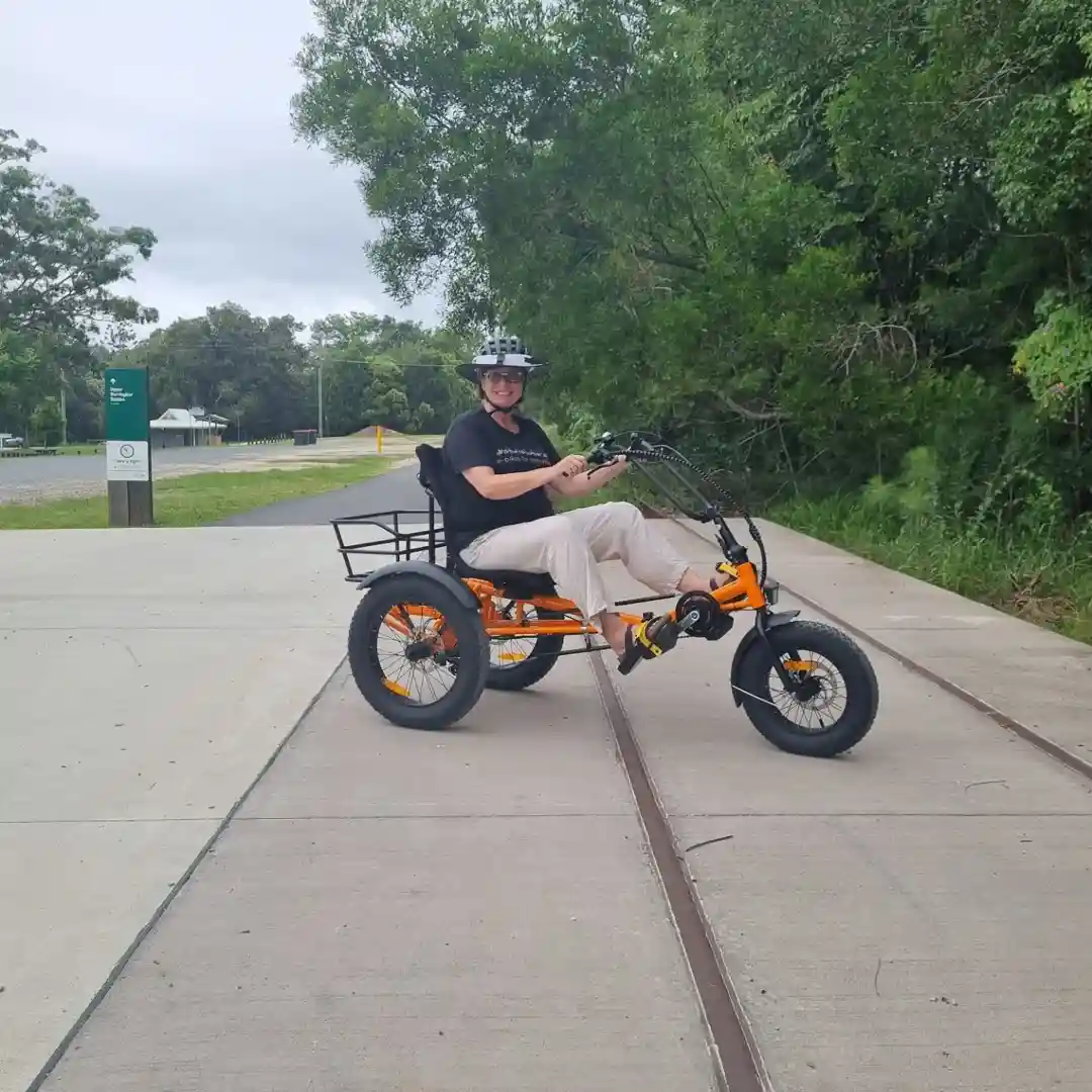 The Trident FT fat-tyre semi-recumbent electric tricycle - Trikes for seniors