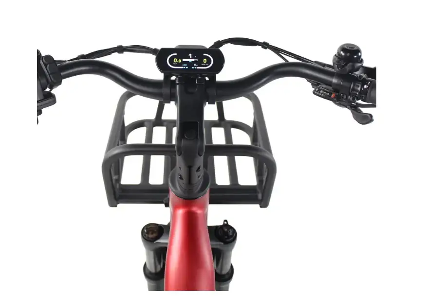 Vamos Rapido handle bars. The Rapido is designed to make your daily rides smoother and more enjoyable. Whether you’re navigating city streets or heading out for a weekend adventure, this electric bike is built to get you from A to B with ease and style.
