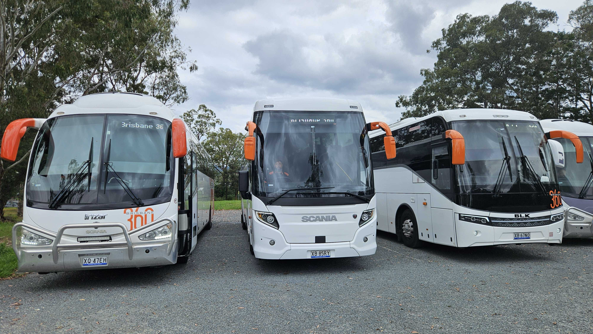diverse fleet of mini buses and coaches ready for hire - day trip bus hire