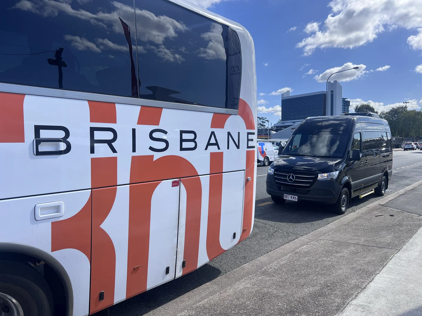 Helensvale event transport coach for group travel to Brisbane and SEQ.