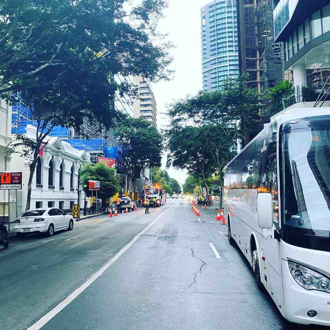 private coach bus in Brisbane - South East Queensland bus services