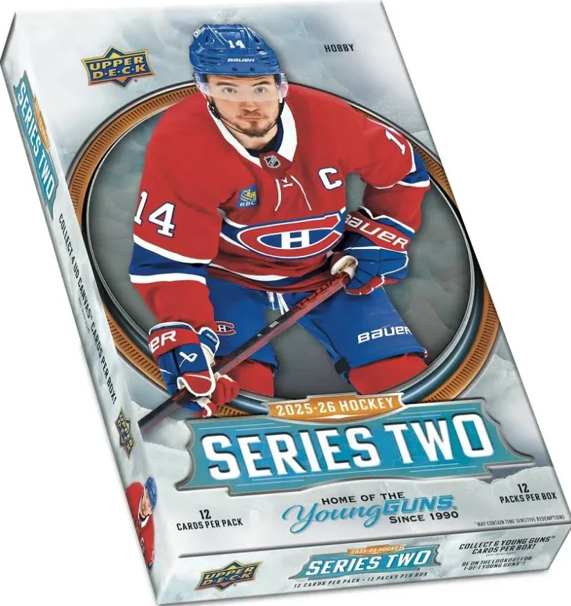2025-26 Upper Deck Series 2 Hockey Hobby Box 2025-26 Upper Deck Series 2 Hockey Hobby Box Set Review and Checklist 26