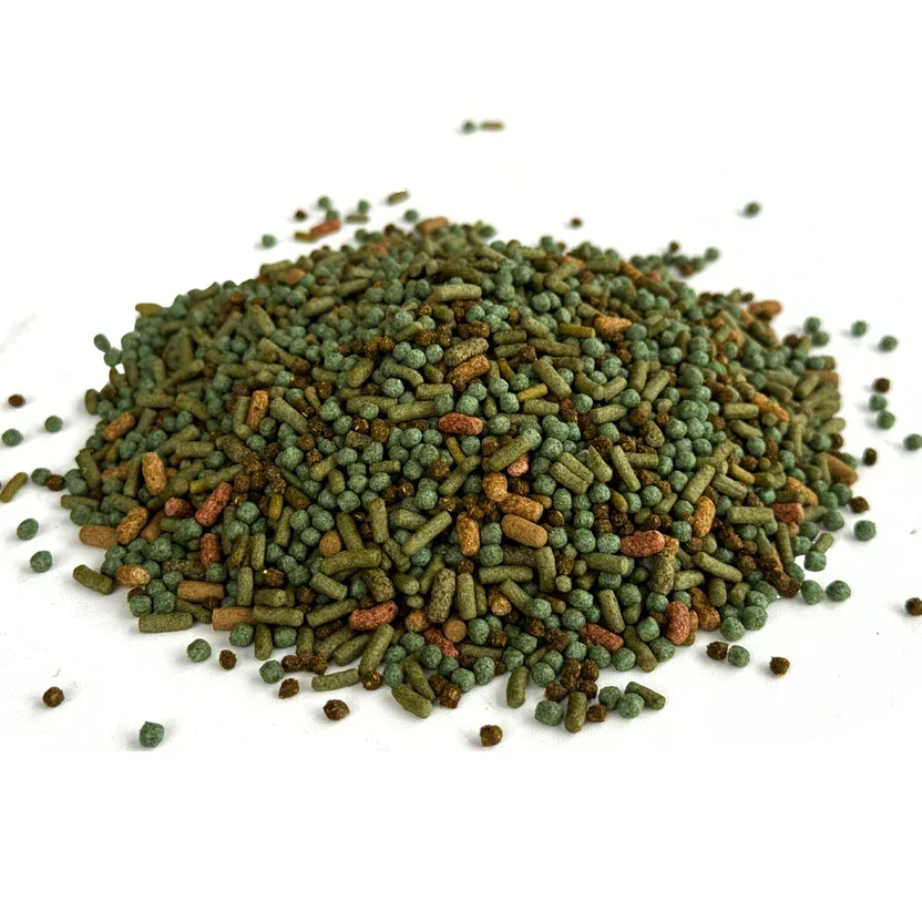 Aquatees DELUXE Turtle Food Mix packaging, ideal for those looking to buy fish food online.