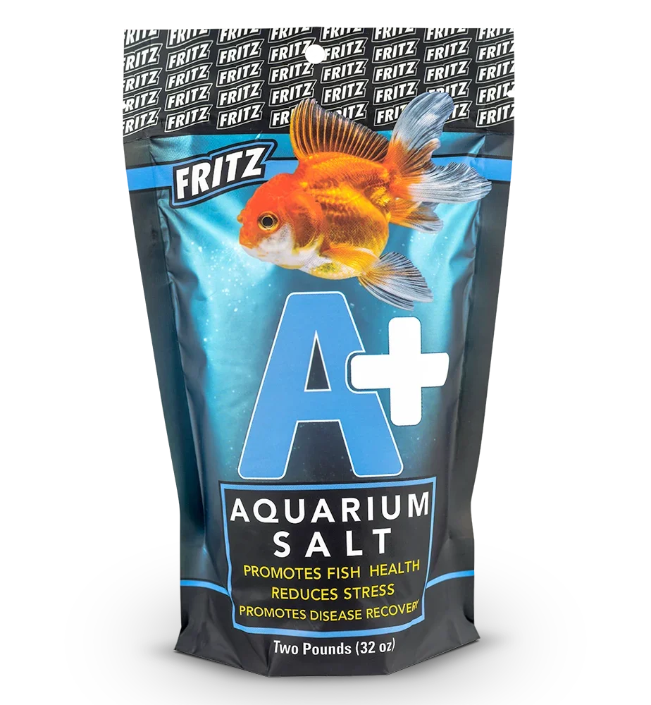 Fritz A+ Aquarium Salt reduces stress for fish.