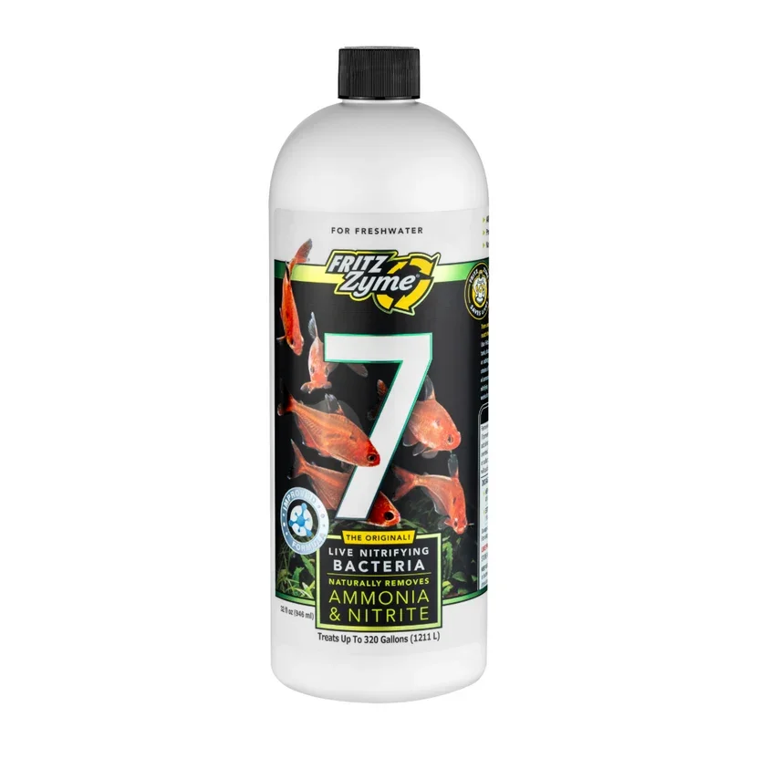 FritzZyme 7 bottle for freshwater aquarium cycling and water quality