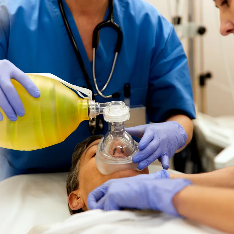 Basic life support training equipment including manikins and bag-mask devices