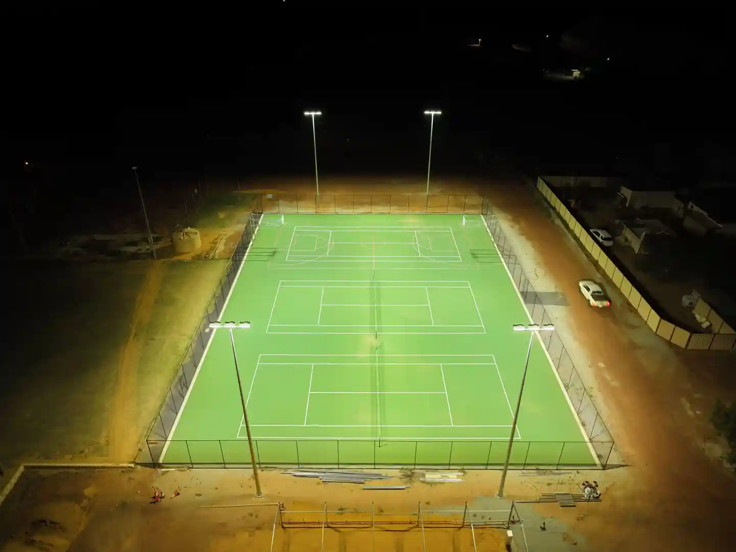 Trayning Multi-Courts - lighting solutions by Vizona