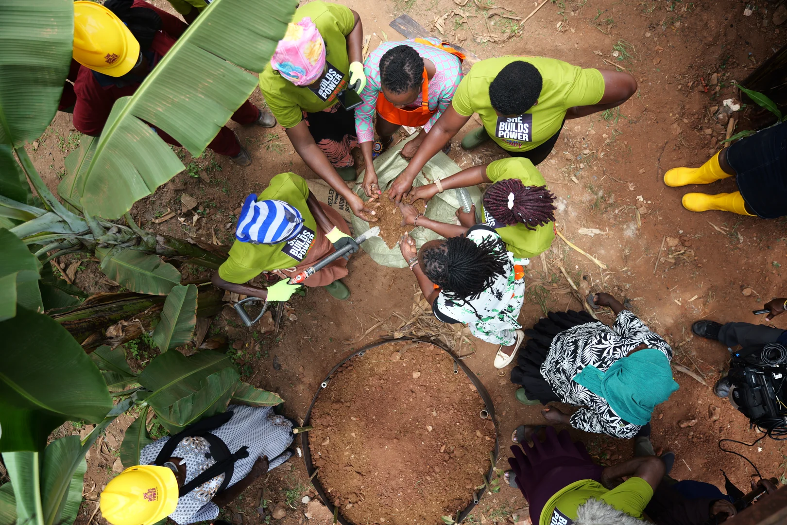 women farmers in sub-Saharan Africa harvesting staple crops like maize and beans - empowering women in agriculture