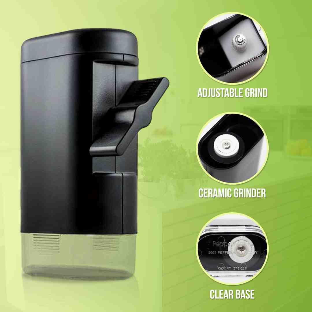 lineup of various ceramic grinder shapes and sizes - ceramic spice grinders