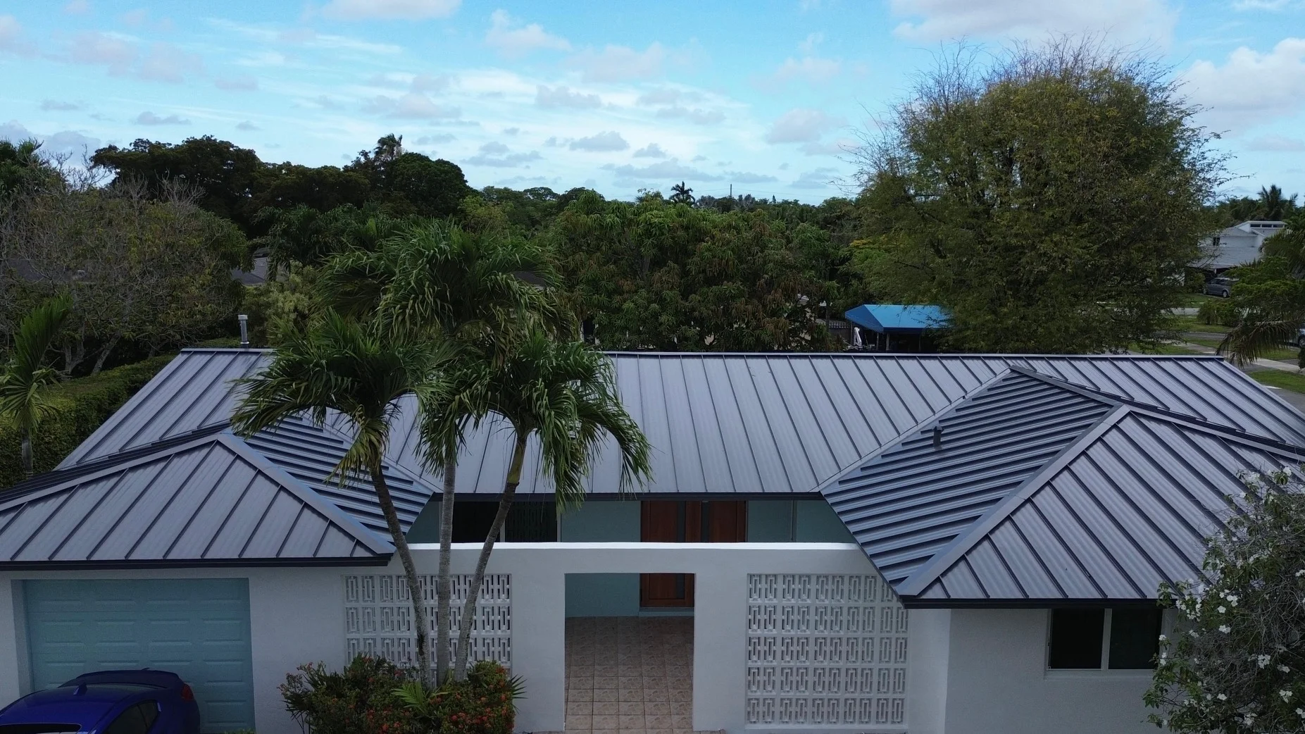 Solar reflectance on metal panels