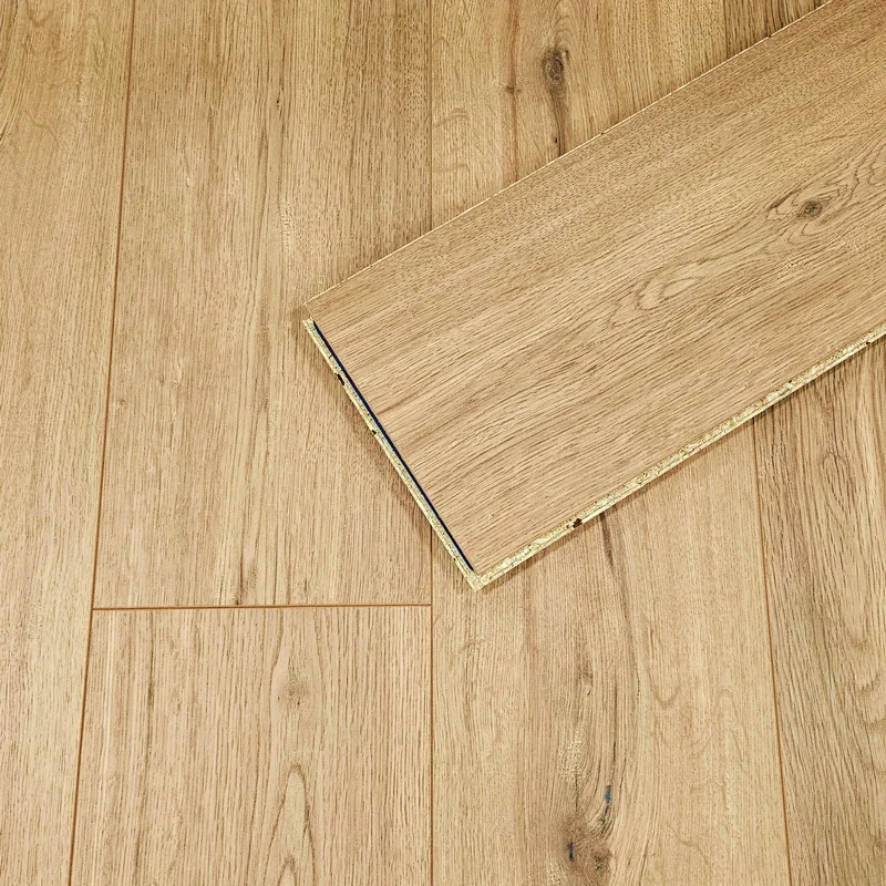 Close-up of brushed oak and distressed maple textures