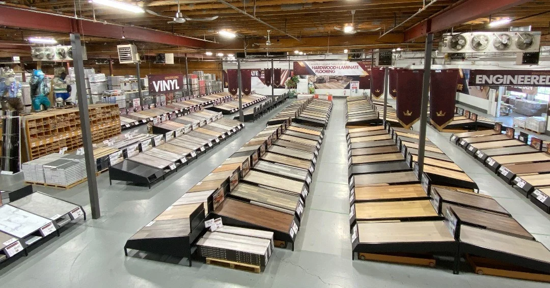 our range of flooring options at the Surrey showroom