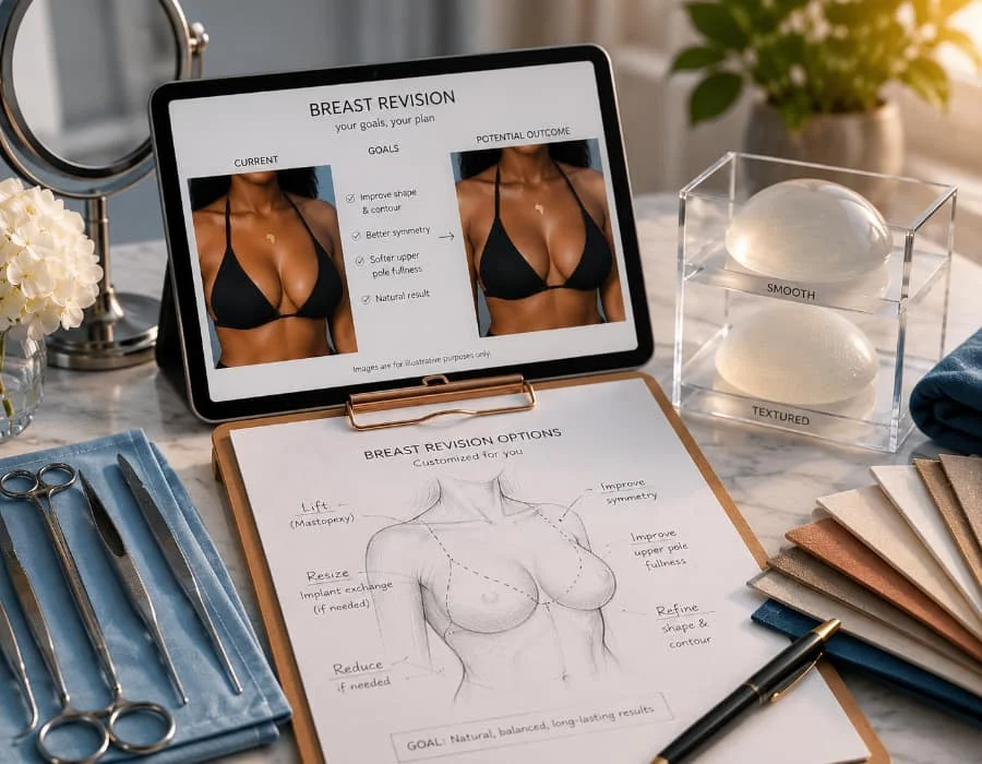advanced surgical planning for breast revision