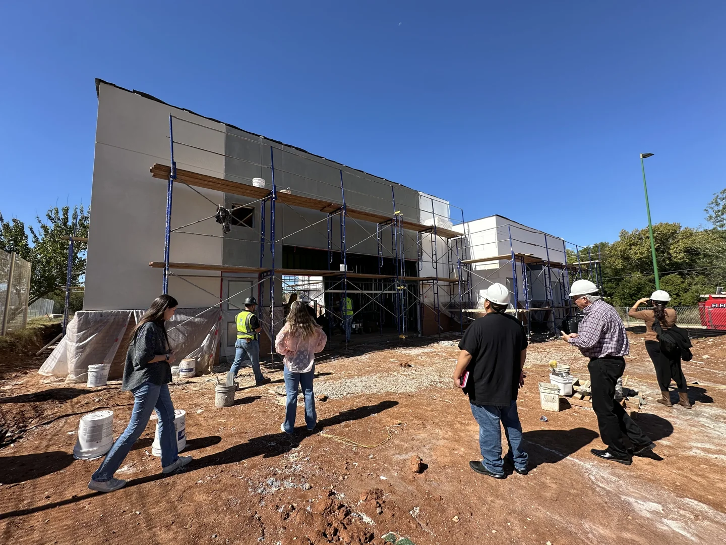 Detailed wall assembly showing framing and high-performance insulation layers - building envelope construction