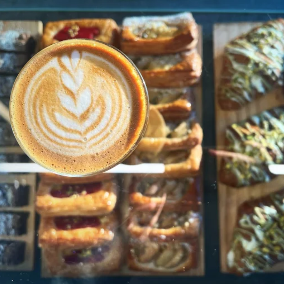 a variety of delicious breakfast and brunch items from Flinders Lane Cafe on a table - best time for drinking coffee