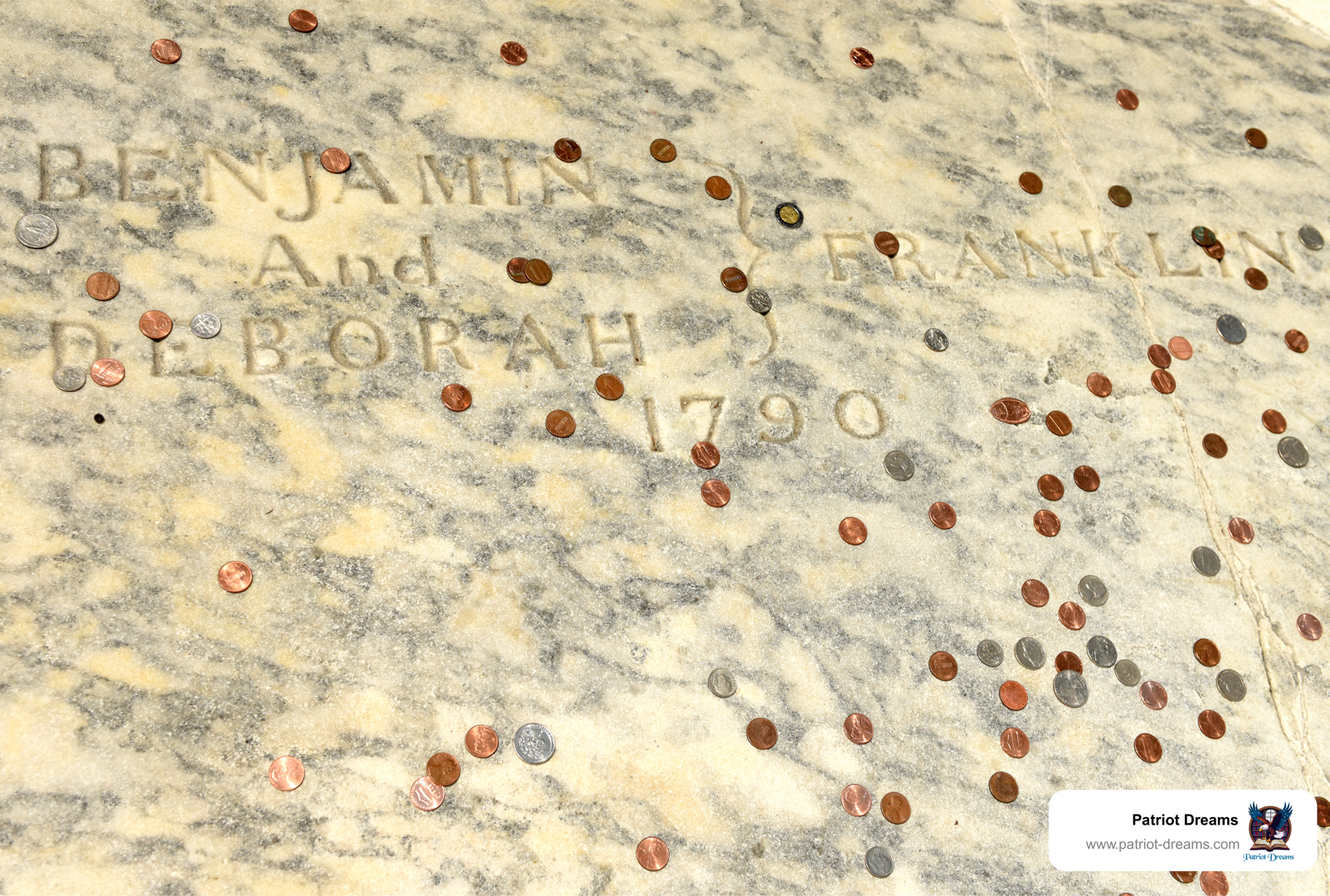 Benjamin Franklin's grave at Christ Church Burial Ground - All About Benjamin Franklin: Inventor, Diplomat, and Founding Father