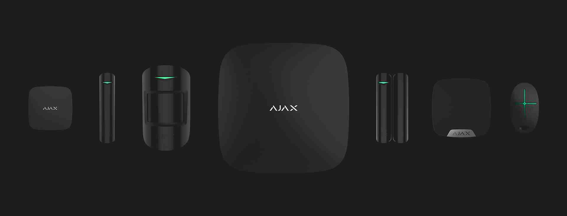 Ajax motion detector, door sensor, and keypad blend seamlessly into various apartment interiors, showcasing modern design. Ajax motion detector, door sensor, and keypad blend seamlessly into various apartment interiors, showcasing modern design.