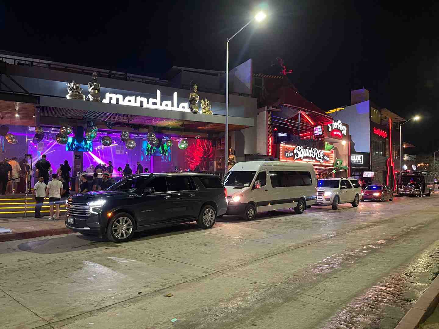 busy downtown street scene - cabo san lucas scams