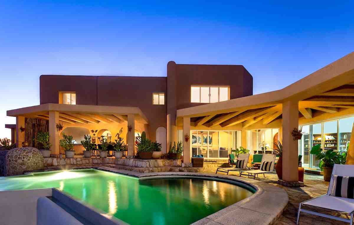 Infinity pool villa with ocean views - airbnb cabo mexico