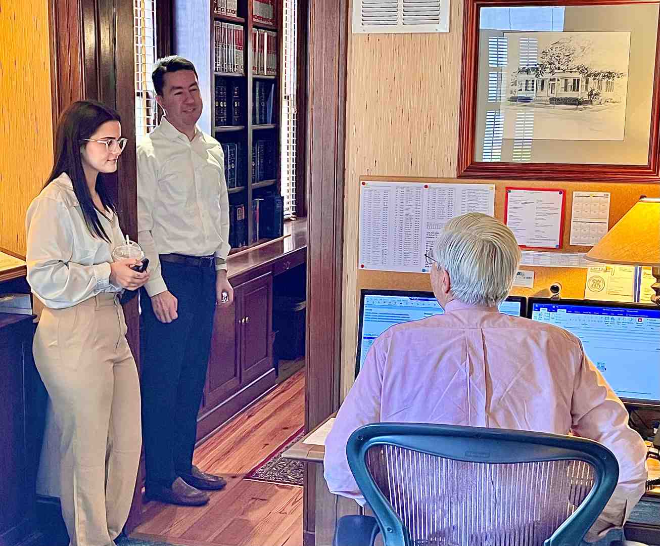 A person reviewing medical bills and legal documents on a table in a home office - Pedestrian accident claim