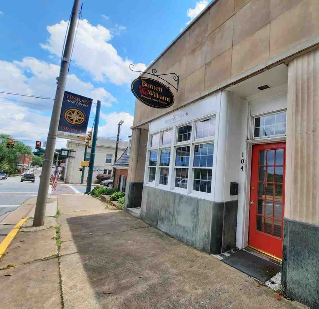 Orange Virginia road accident scene - Orange accident lawyer