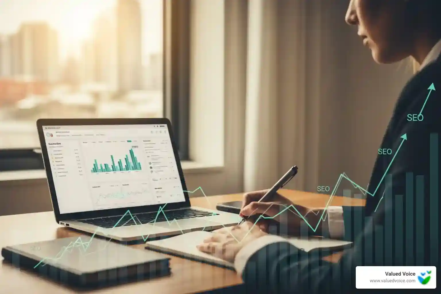 Graph showing traffic growth - Contextual backlinks