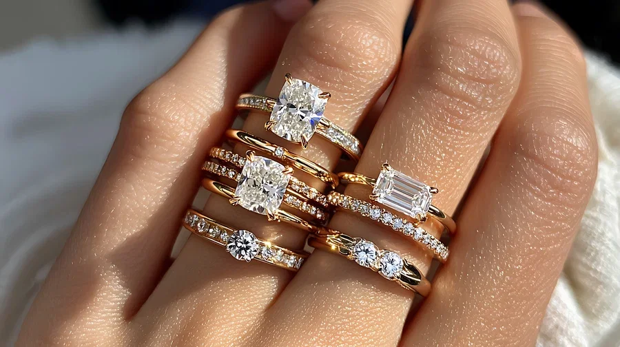 Diamond color and clarity grading scales