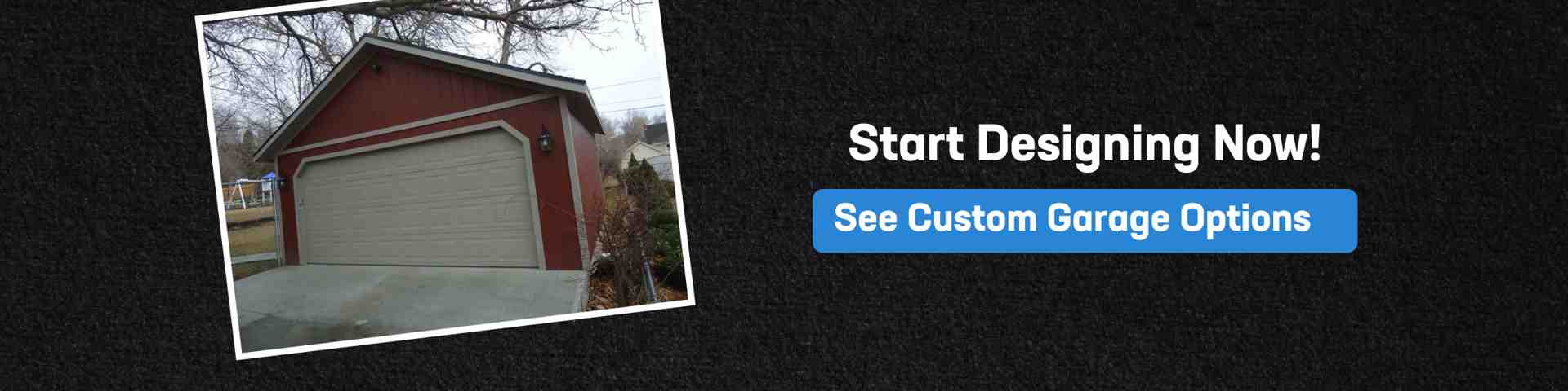 Design a Small Detached Garage With Custom Options Custom small detached garage design example with a single-car structure, showing how a small detached garage can be planned to fit your space and storage needs