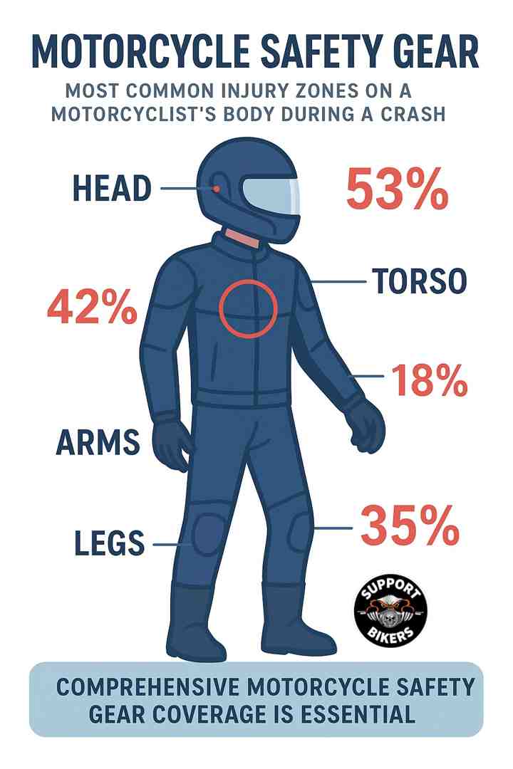 Motorcycle Risk Triangle Motorcycle safety gear: Top Essential Gear 2025