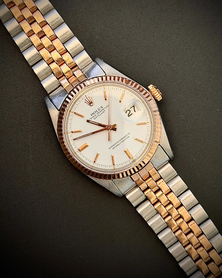 1969 Rolex Datejust Two Tone Rose Gold