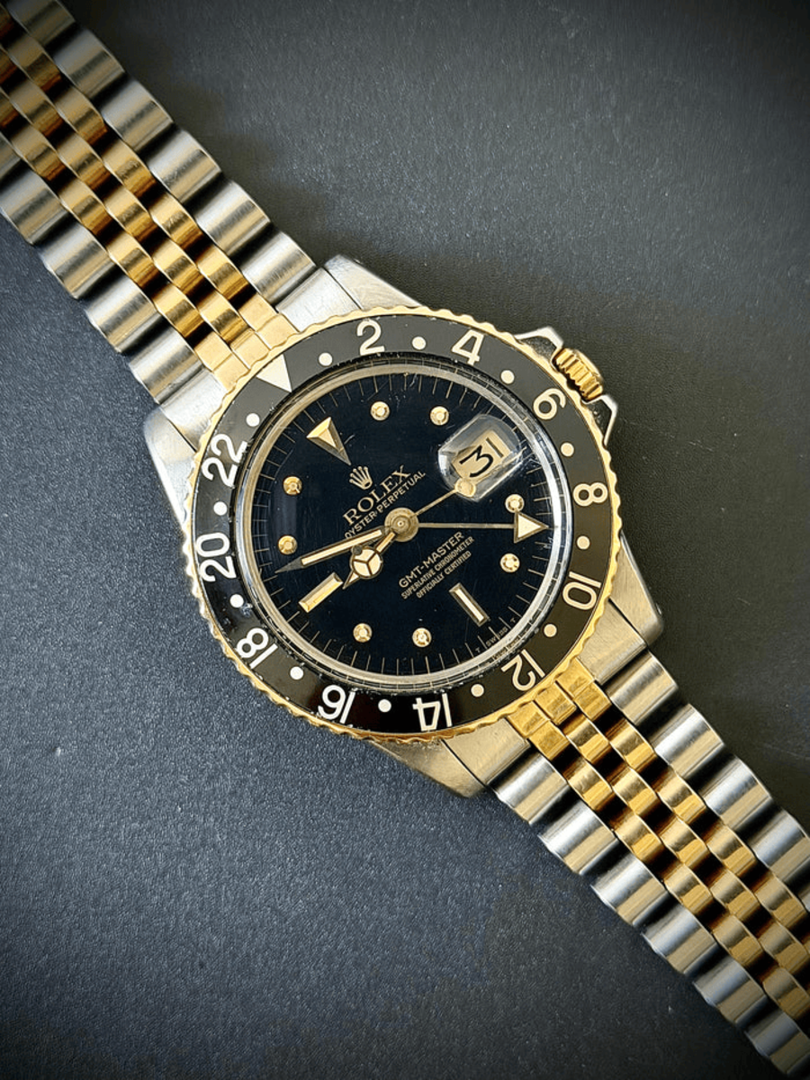 1972 Rolex GMT-Master 1675 Stainless Steel and 14k Yellow Gold