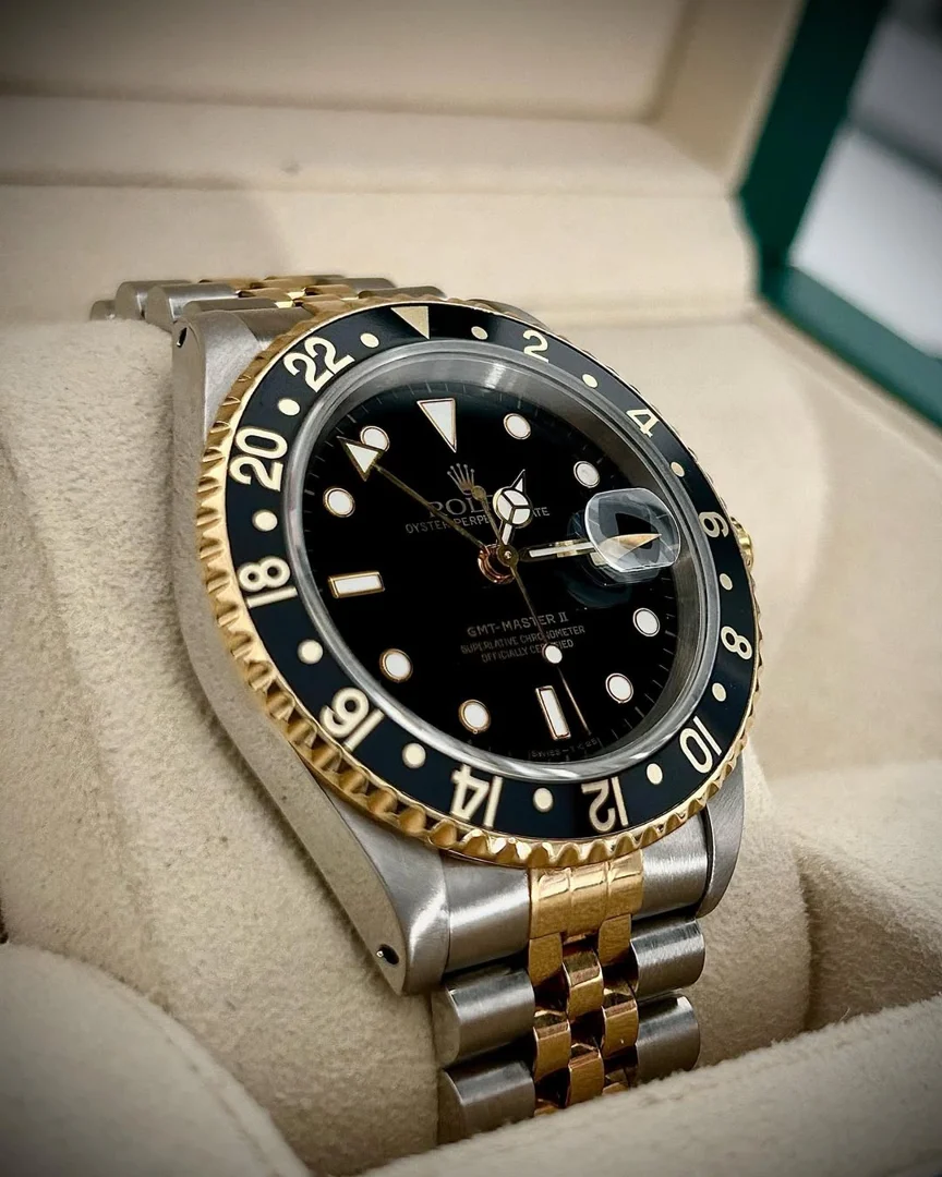 Rolex up close.
