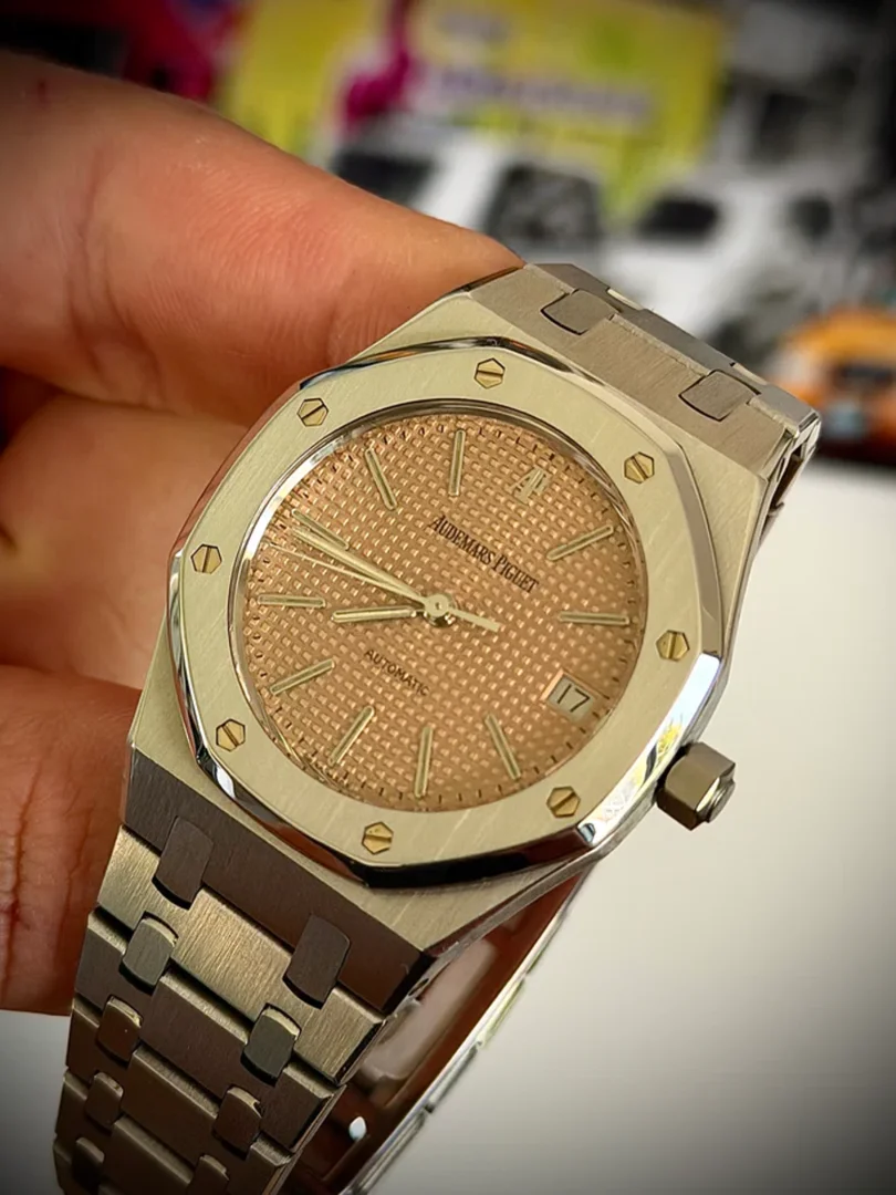 1999 AUDEMARS PIGUET ROYAL OAK 14790ST 36MM SALMON DIAL