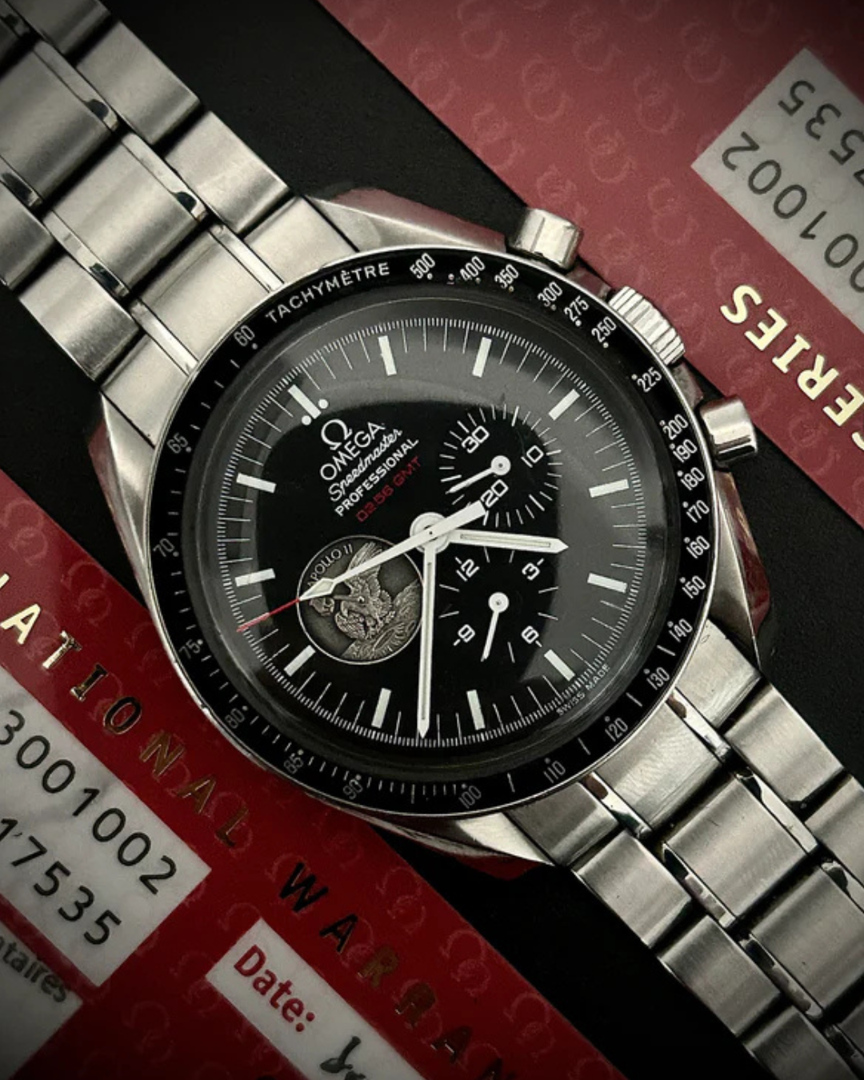 user-inserted 2009 Omega Speedmaster Moonwatch Apollo 11 Up Close