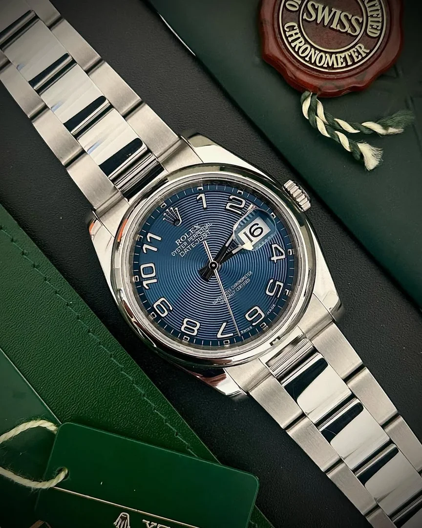 A Rolex watch.