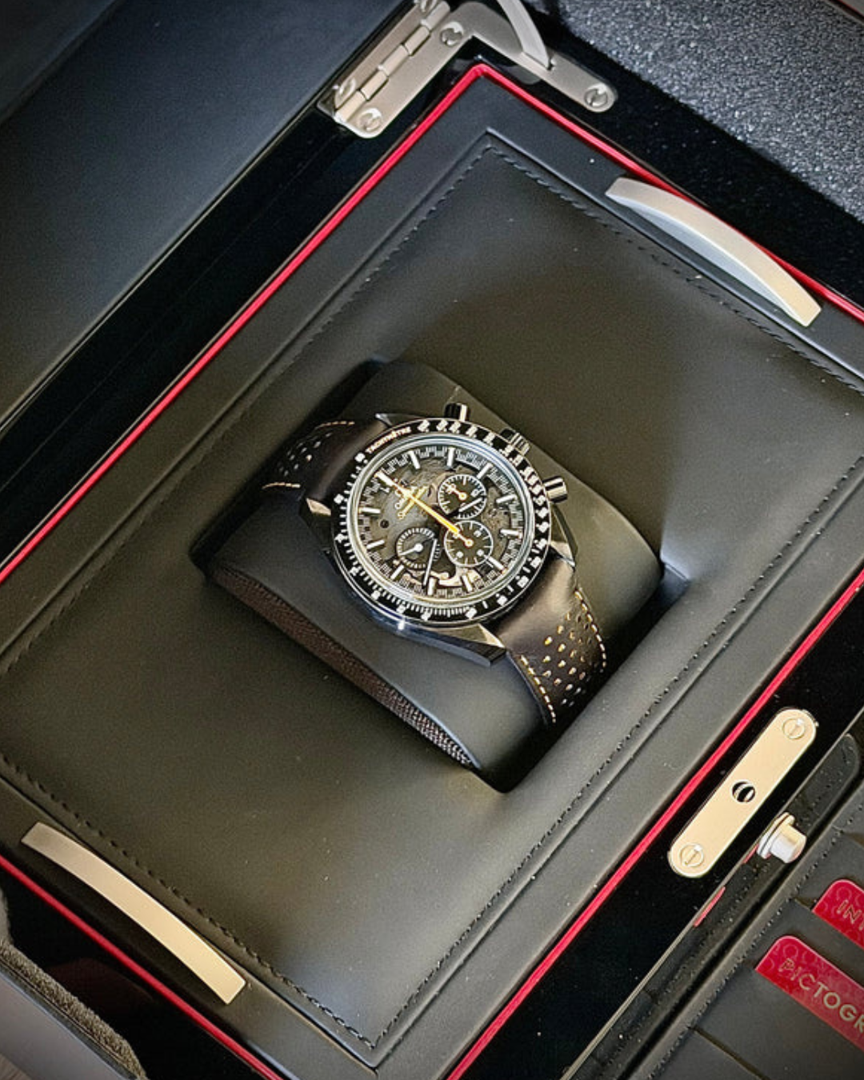 2020 Omega Speedmaster Dark Side of the Moon Apollo 8 Boxed