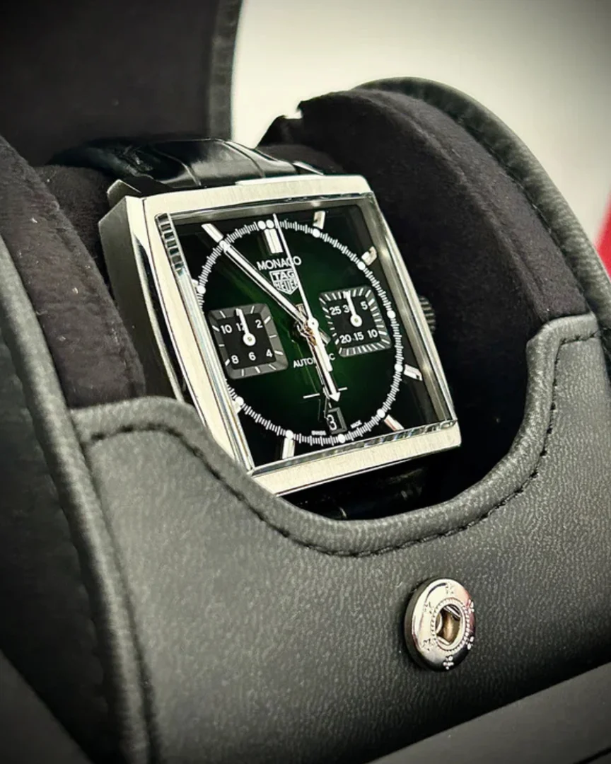 2021 Tag Heuer Monaco, 1 Of 500 Green Dial Boxed