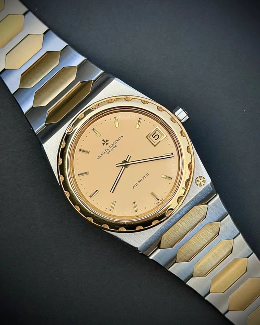 Circa 1982 Vacheron Constantin 222 Jumbo in front view.