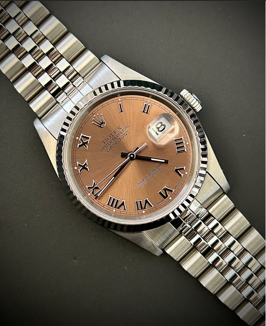 1995 ROLEX DATEJUST 36, 16234, SALMON DIAL