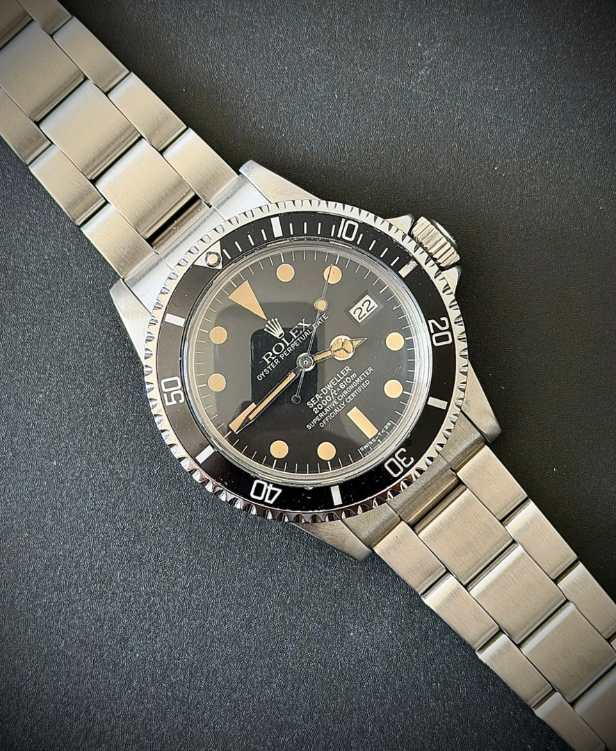1980 ROLEX SEA-DWELLER 1665 “GREAT WHITE”, PUMPKIN PATINA