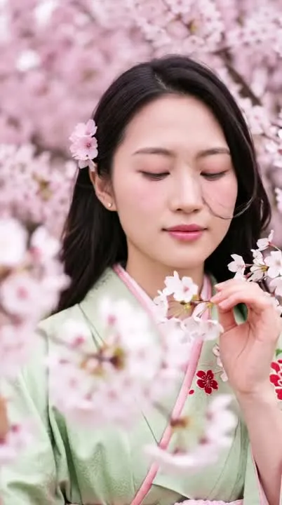 Cherry Blossom Kimono Video